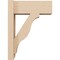 Ekena Millwork 5 1/2-in W x 12-in D x 16-in H Funston Block Rough Cedar Woodgrain TimberThane Outlooker, Primed Tan OUTUR055X12X16FST44RCPR - alternate 3